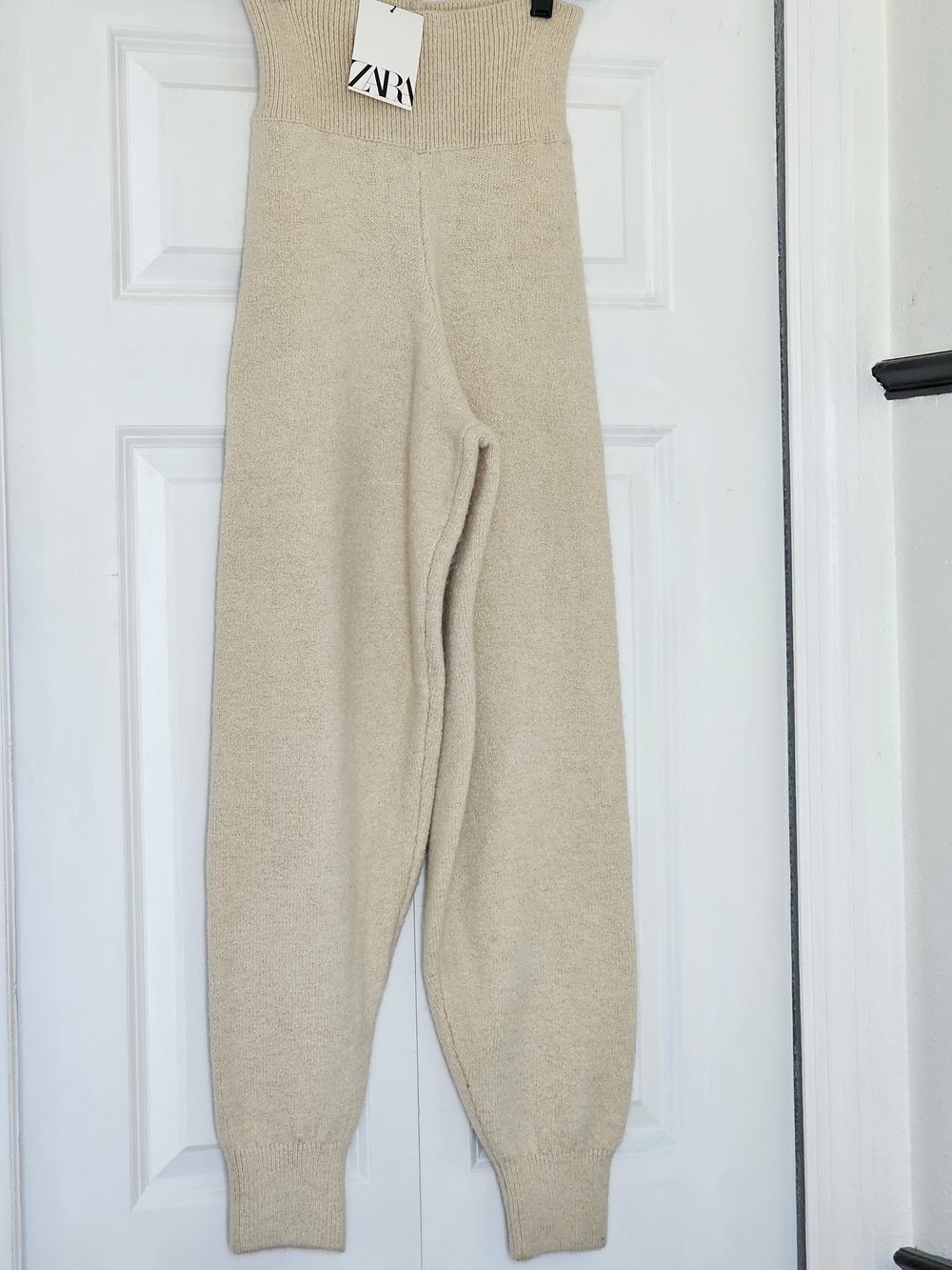 Zara Wool-Blend Lounge Knit Pants (S)